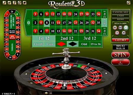 Ethereum rulete sauca Roulette 3D FortuneJack kazino.